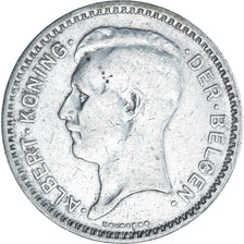 Munten, België, 20 Francs, 20 Frank, 1934, ZF, Zilver, KM:104.1