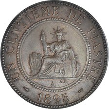 Monnaie, Indochine française, Cent, 1895, Paris, TTB, Bronze, KM:7, Lecompte:46