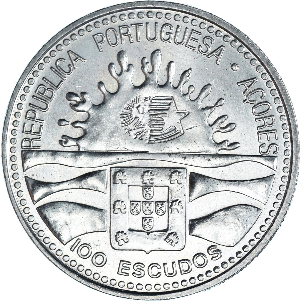 Moneta, Portogallo, 100 Escudos, 1995, Azorean Autonomy, SPL, Rame-nichel, KM:47
