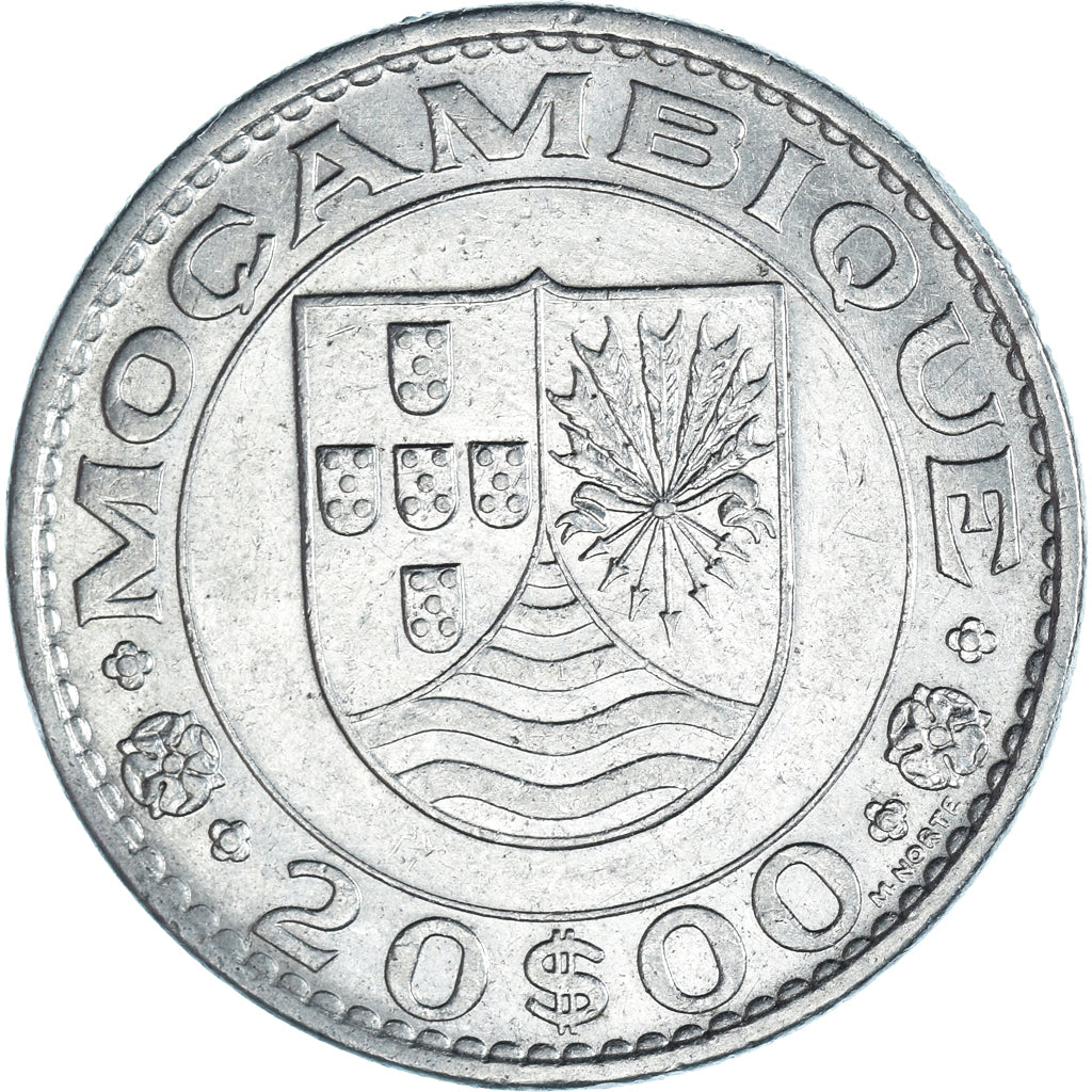 Coin, Mozambique, 20 Escudos, 1971, EF(40-45), Nickel, KM:87