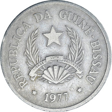 Münze, Guinea-Bissau, 5 Pesos, 1977, S, Kupfer-Nickel, KM:20