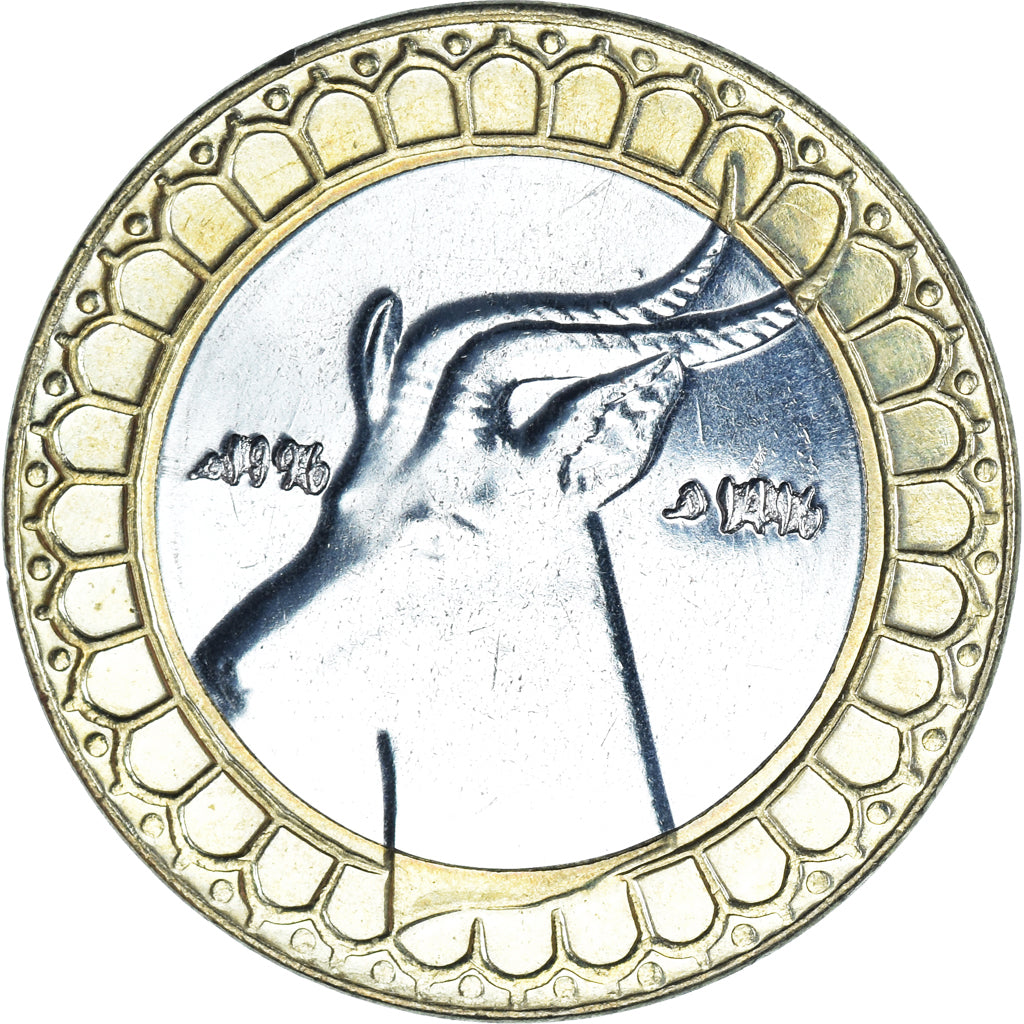 Coin, Algeria, 50 Dinars, 1996, Algiers, AU(55-58), Bi-Metallic, KM:126