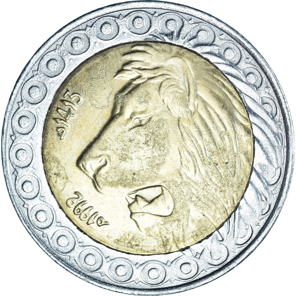 Coin, Algeria, 20 Dinars, 1992, Algiers, EF(40-45), Bi-Metallic, KM:125