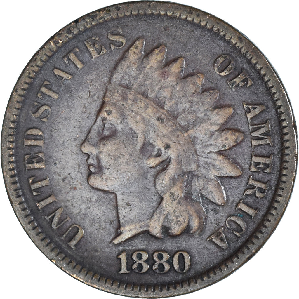 Moneta, Stati Uniti, Indian Head Cent, Cent, 1880, U.S. Mint, Philadelphia, BB