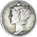 Monnaie, États-Unis, Mercury Dime, Dime, 1942, U.S. Mint, San Francisco, TTB