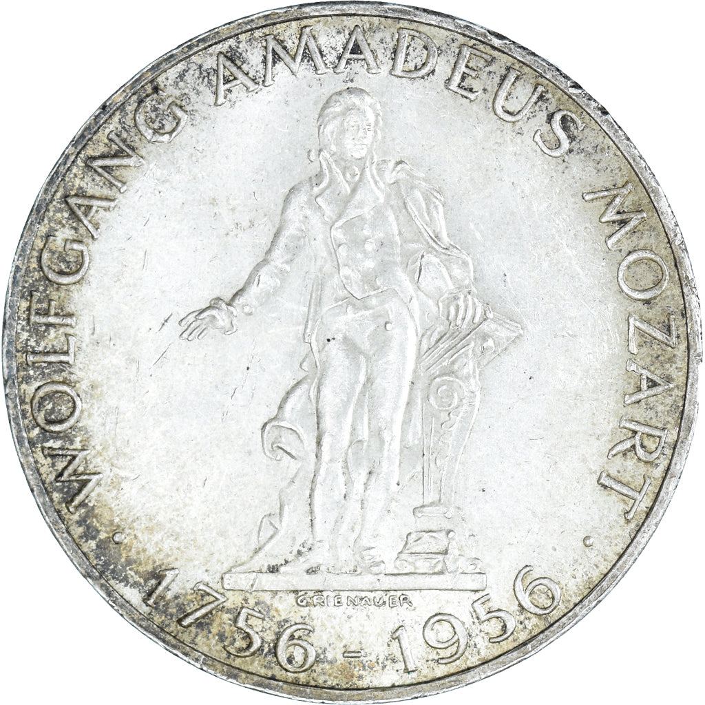 Coin, Austria, 25 Schilling, 1956, Vienne, EF(40-45), Silver, KM:2881