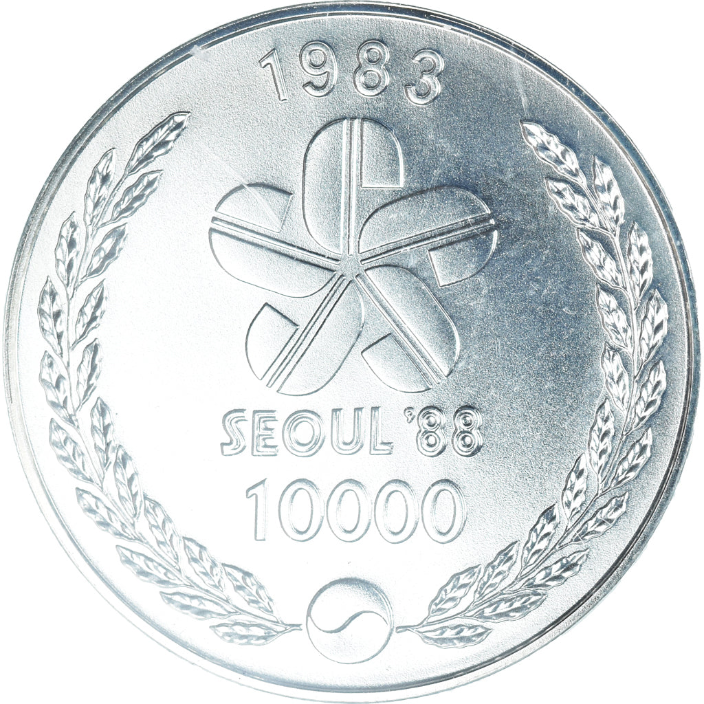 Münze, KOREA-SOUTH, 10000 Won, 1983, XXIV summer Olympic Games, Seoul 1988