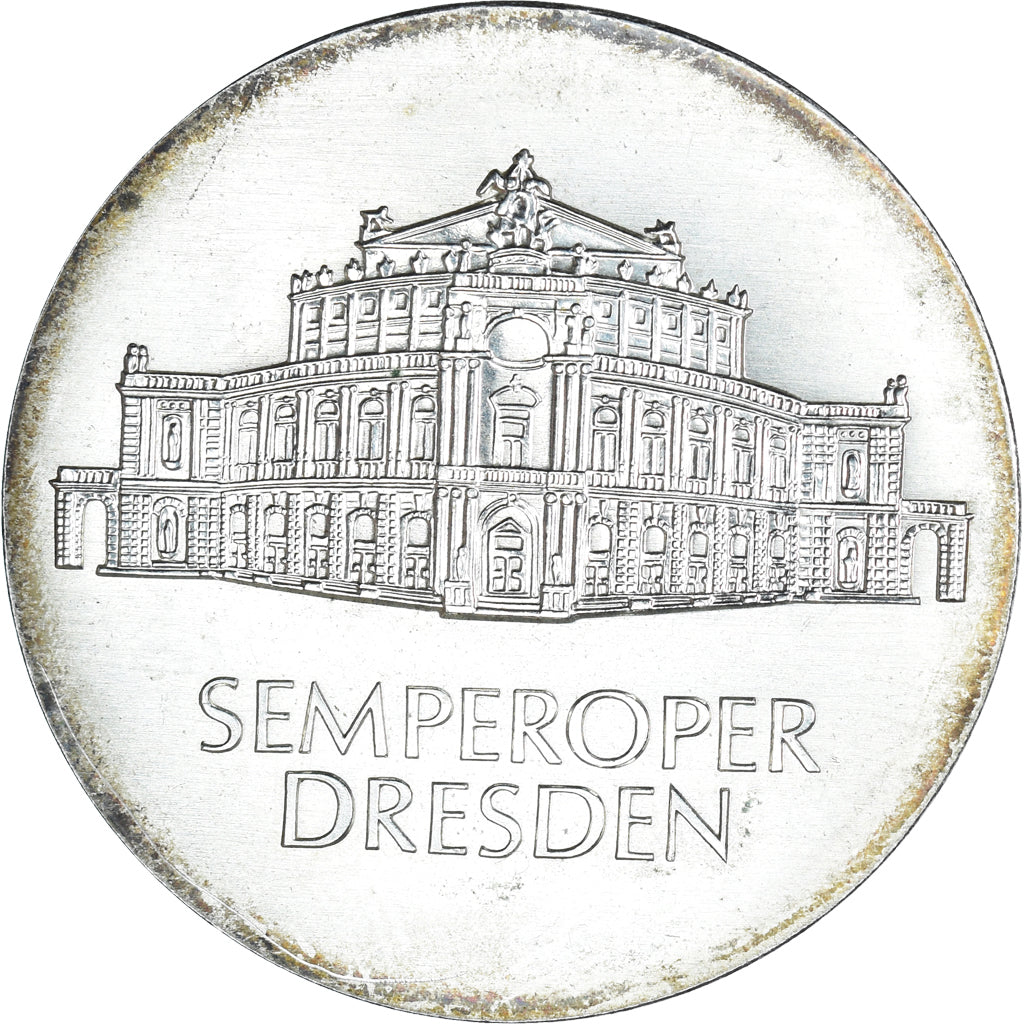 Coin, GERMAN-DEMOCRATIC REPUBLIC, 10 Mark, 1985, Berlin, Restoration of Semper