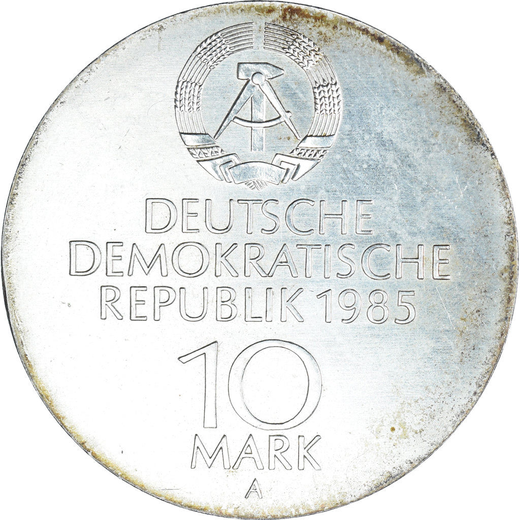 Coin, GERMAN-DEMOCRATIC REPUBLIC, 10 Mark, 1985, Berlin, Restoration of Semper