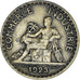 Moneda, Francia, Chambre de commerce, Franc, 1923, Paris, BC+, Aluminio -