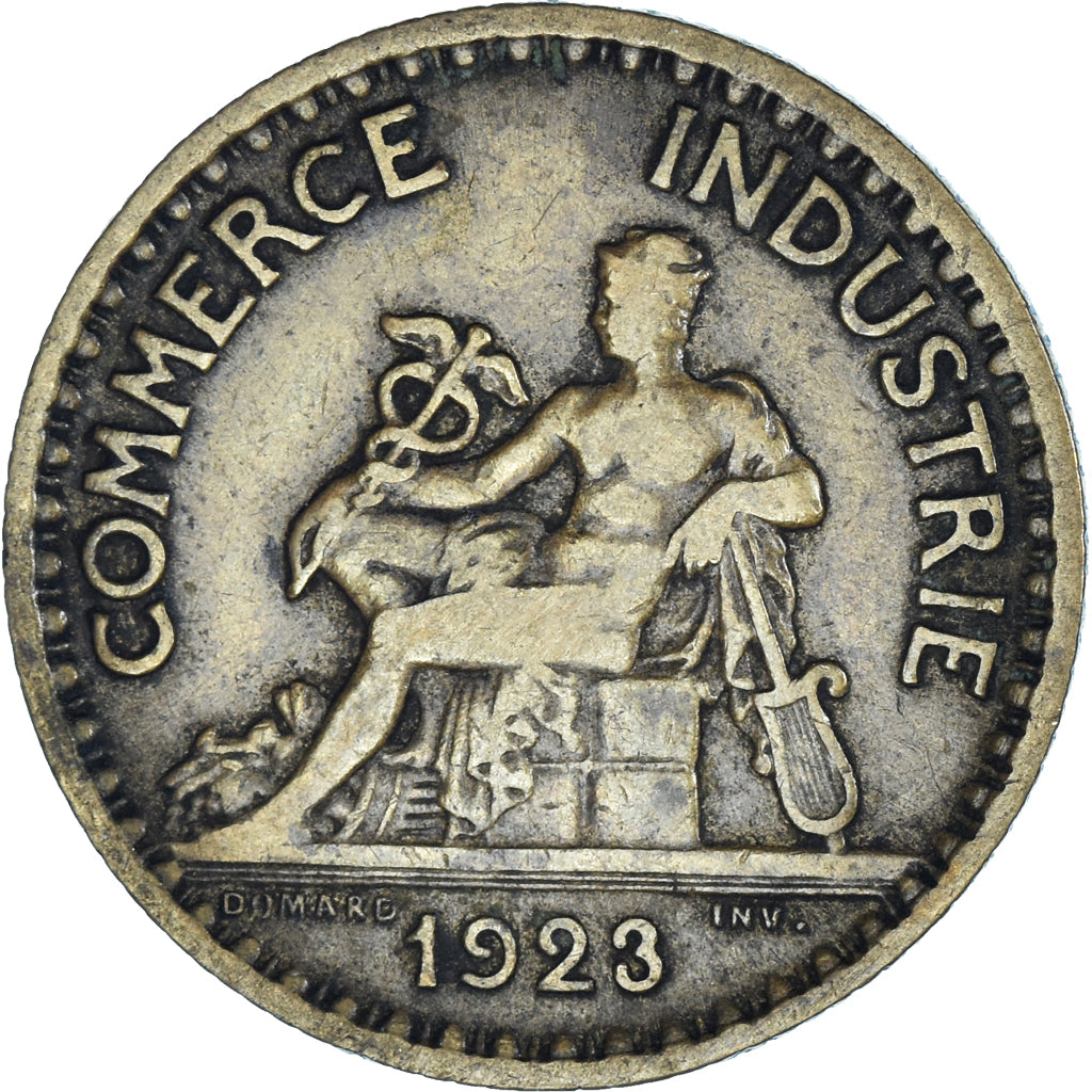 Moneta, Francja, Chambre de commerce, Franc, 1923, Paris, EF(40-45)