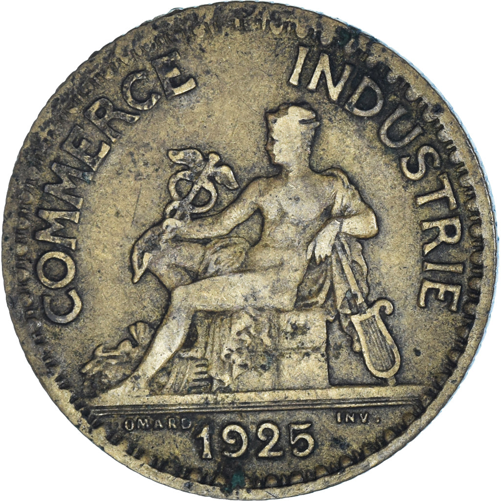 Moneta, Francja, Chambre de commerce, Franc, 1925, Paris, F(12-15)