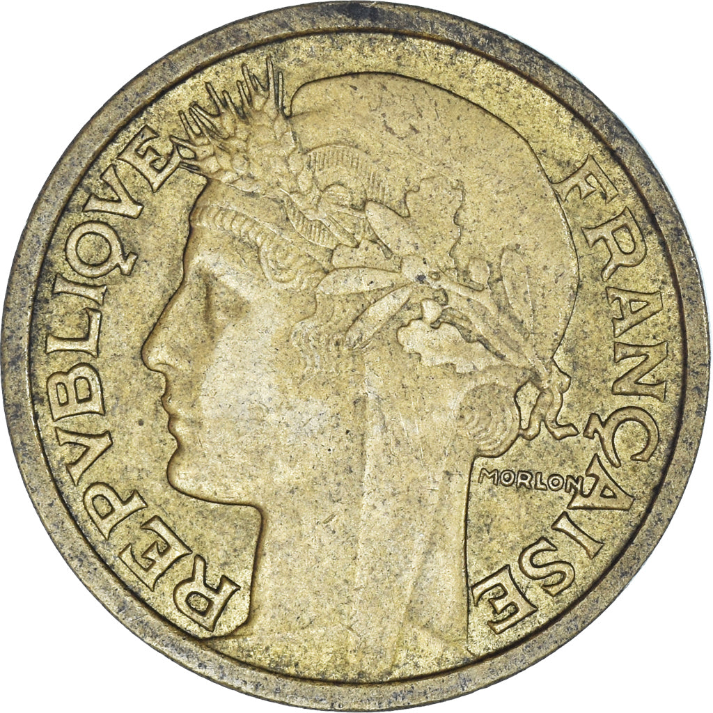 Münze, Frankreich, Morlon, Franc, 1939, Paris, S+, Aluminum-Bronze, KM:885