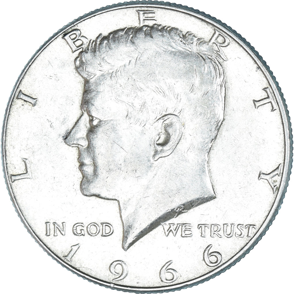 Monnaie, États-Unis, Kennedy Half Dollar, Half Dollar, 1966, U.S. Mint
