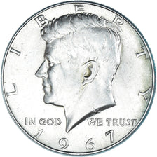 Coin, United States, Kennedy Half Dollar, Half Dollar, 1967, U.S. Mint