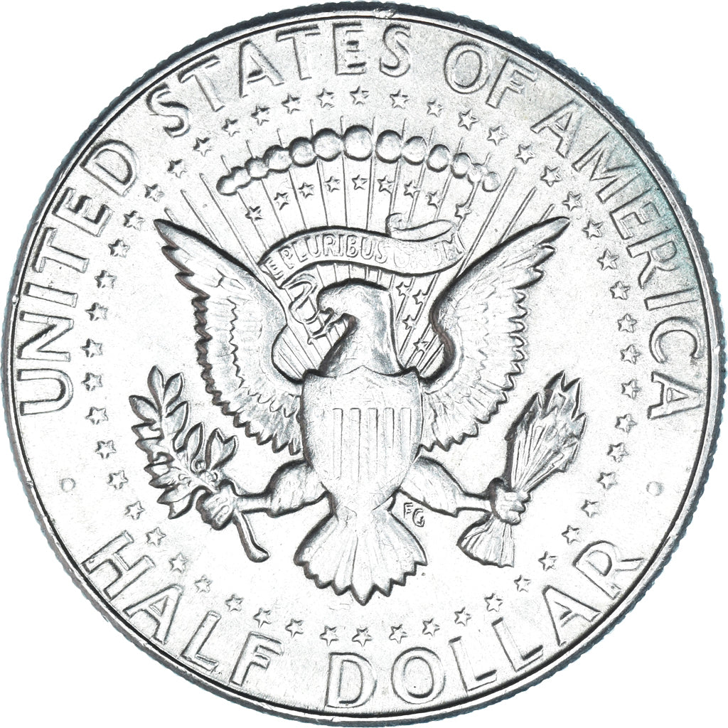 Coin, United States, Kennedy Half Dollar, Half Dollar, 1969, U.S. Mint, Denver