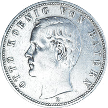 Coin, German States, BAVARIA, Otto, 5 Mark, 1902, Munich, EF(40-45), Silver