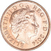 Monnaie, Grande-Bretagne, Elizabeth II, Penny, 2014, TTB+, Cuivre plaqué acier