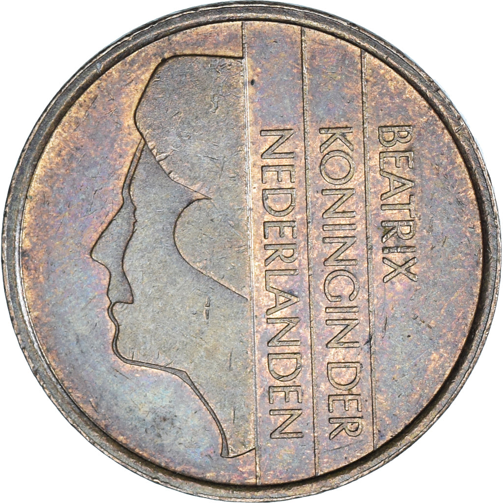 Moneta, Paesi Bassi, 5 Cents, 1991, MB+, Nichel ricoperto in bronzo