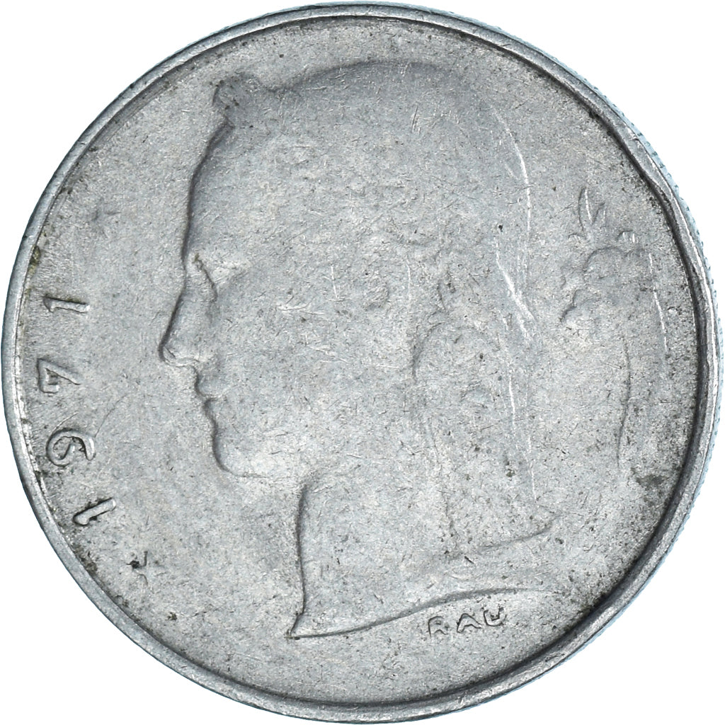 Monnaie, Belgique, Franc, 1971, TB, Cupro-nickel, KM:142.1