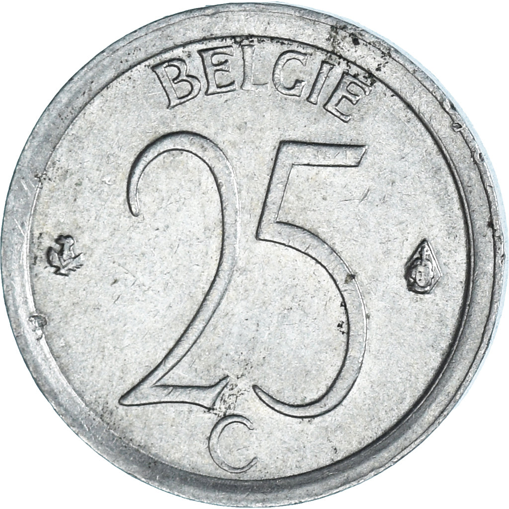 Coin, Belgium, 25 Centimes, 1964, Brussels, VF(20-25), Copper-nickel, KM:154.1