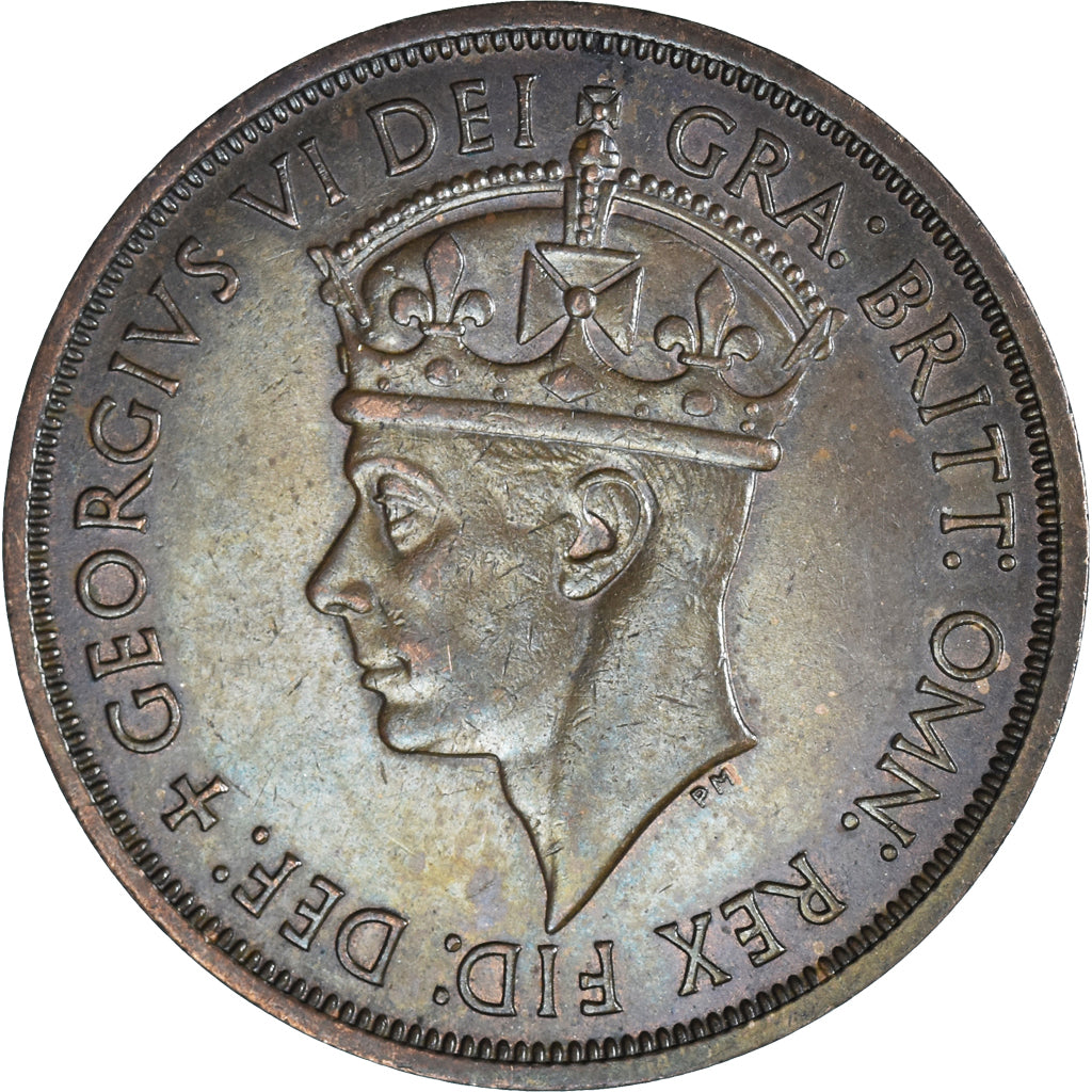 Münze, Jersey, George VI, 1/12 Shilling, 1945, SS+, Bronze, KM:19