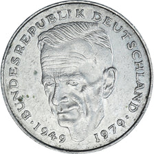 Coin, GERMANY - FEDERAL REPUBLIC, 2 Mark, 1980, Hambourg, EF(40-45)