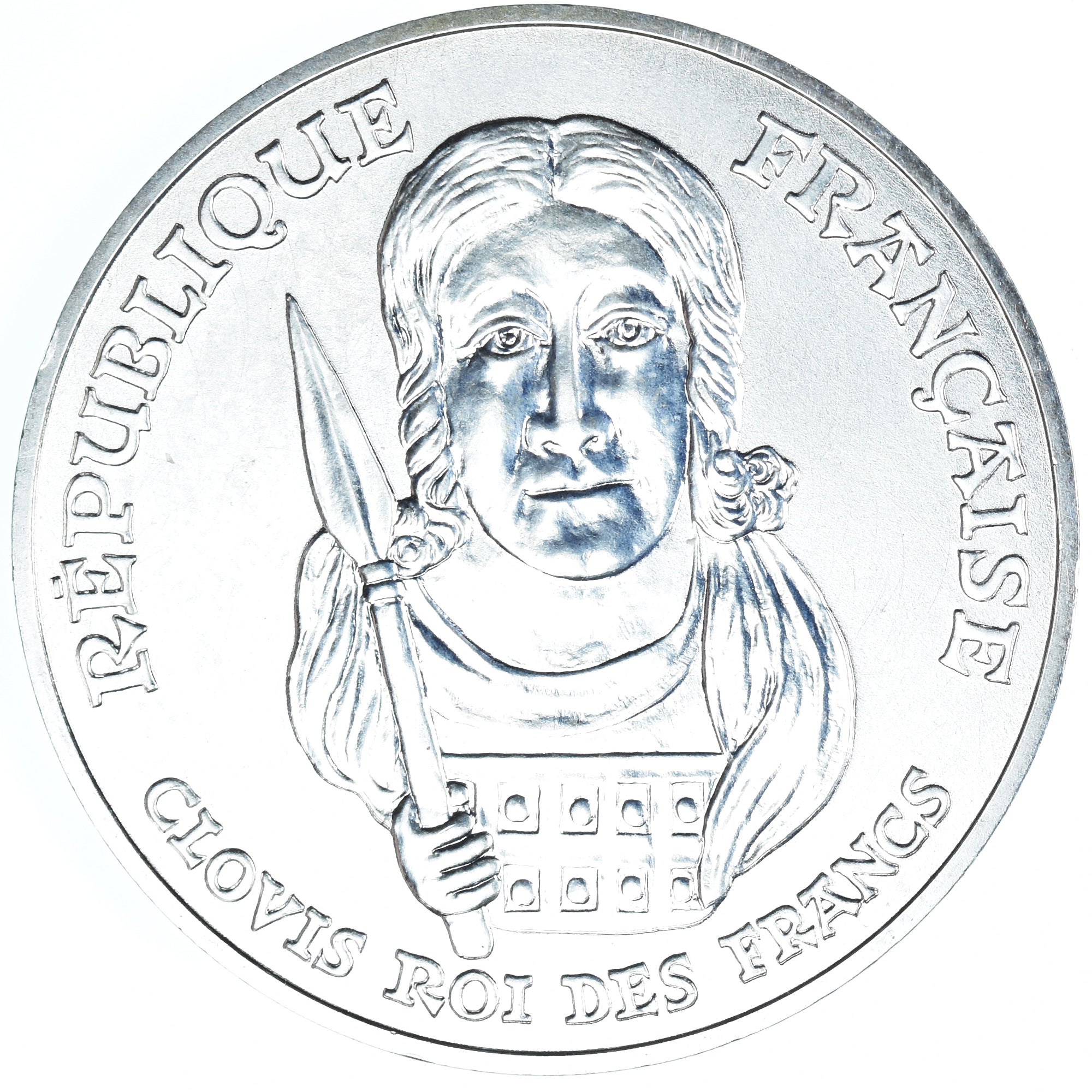 Moneda, Francia, Clovis, 100 Francs, 1996, FDC, FDC, Plata, KM:1180, Gadoury:953