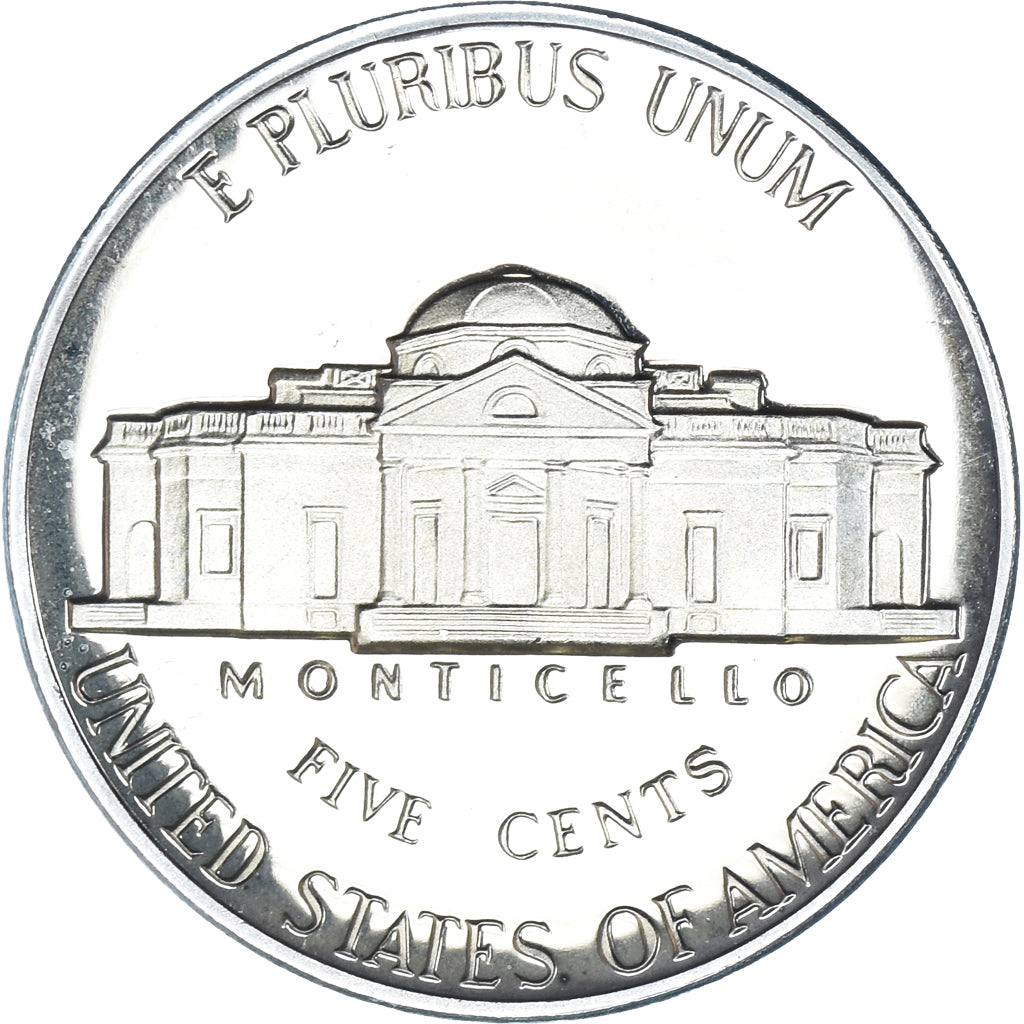 Coin, United States, Jefferson Nickel, 5 Cents, 1982, U.S. Mint, San Francisco