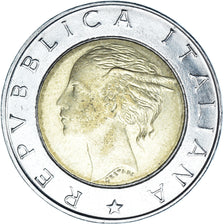 Coin, Italy, 500 Lire, 1999, Rome, VF(30-35), Bi-Metallic, KM:203