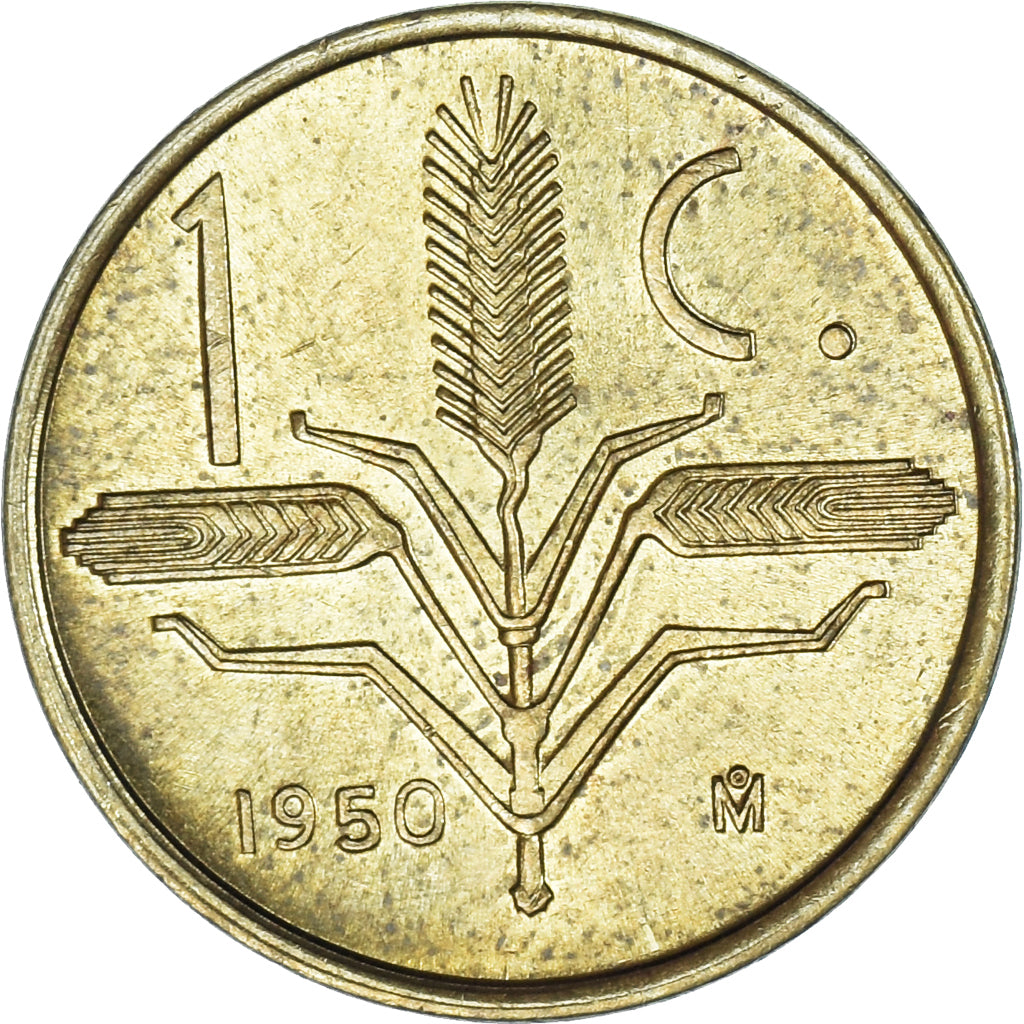 Coin, Mexico, Centavo, 1950, Mexico City, MS(63), Brass, KM:417