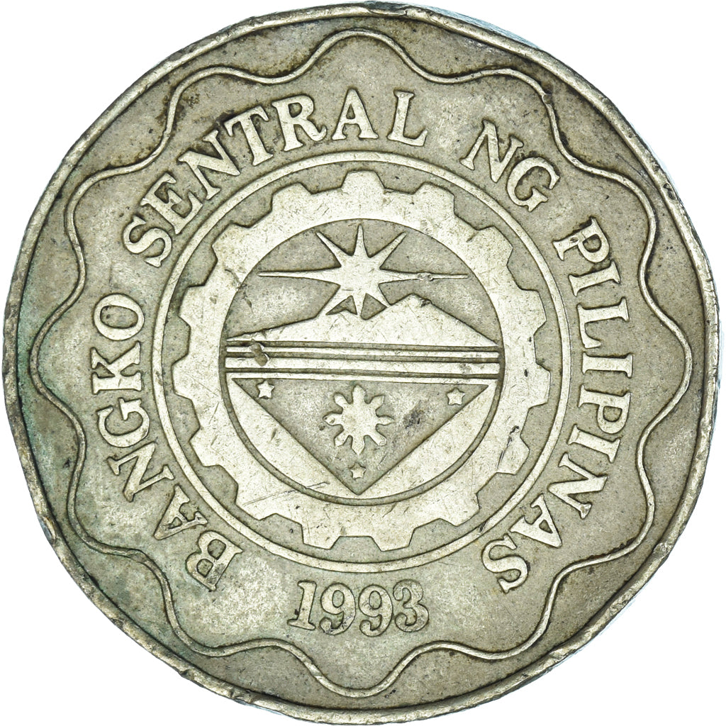 Coin, Philippines, 5 Piso, 1995, EF(40-45), Nickel-brass