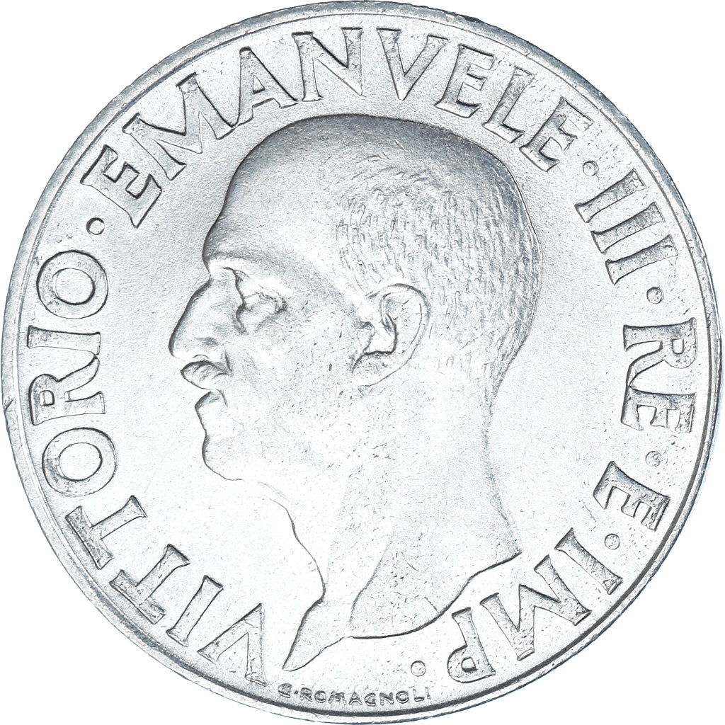 Moneta, Italia, Vittorio Emanuele III, Lira, 1942, Rome, BB+, Acciaio