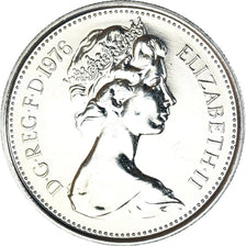 Münze, Großbritannien, Elizabeth II, 5 New Pence, 1976, BU, UNZ