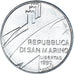 Moneda, San Marino, 100 Lire, 1990, Rome, EBC+, Acero, KM:254