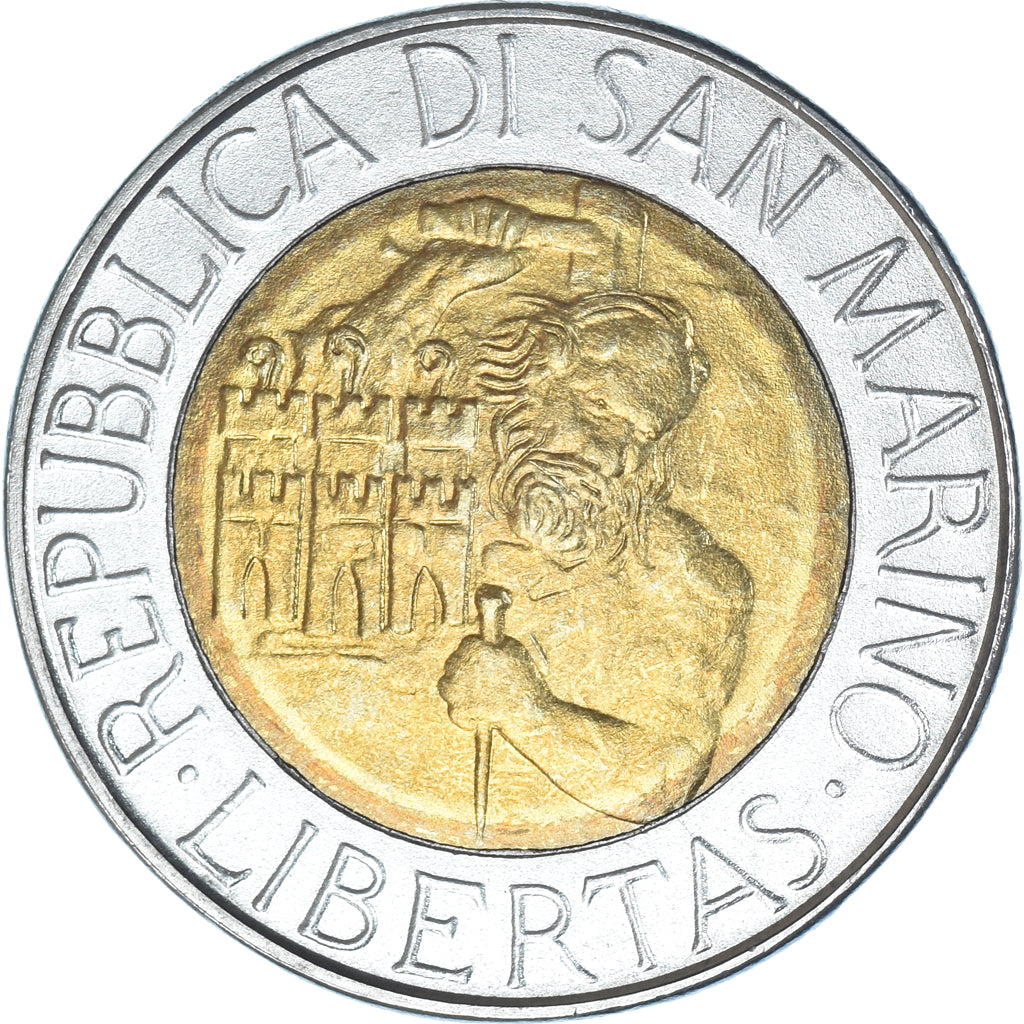 Coin, San Marino, 500 Lire, 1994, Rome, MS(65-70), Bi-Metallic, KM:314