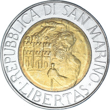 Coin, San Marino, 500 Lire, 1994, Rome, MS(65-70), Bi-Metallic, KM:314