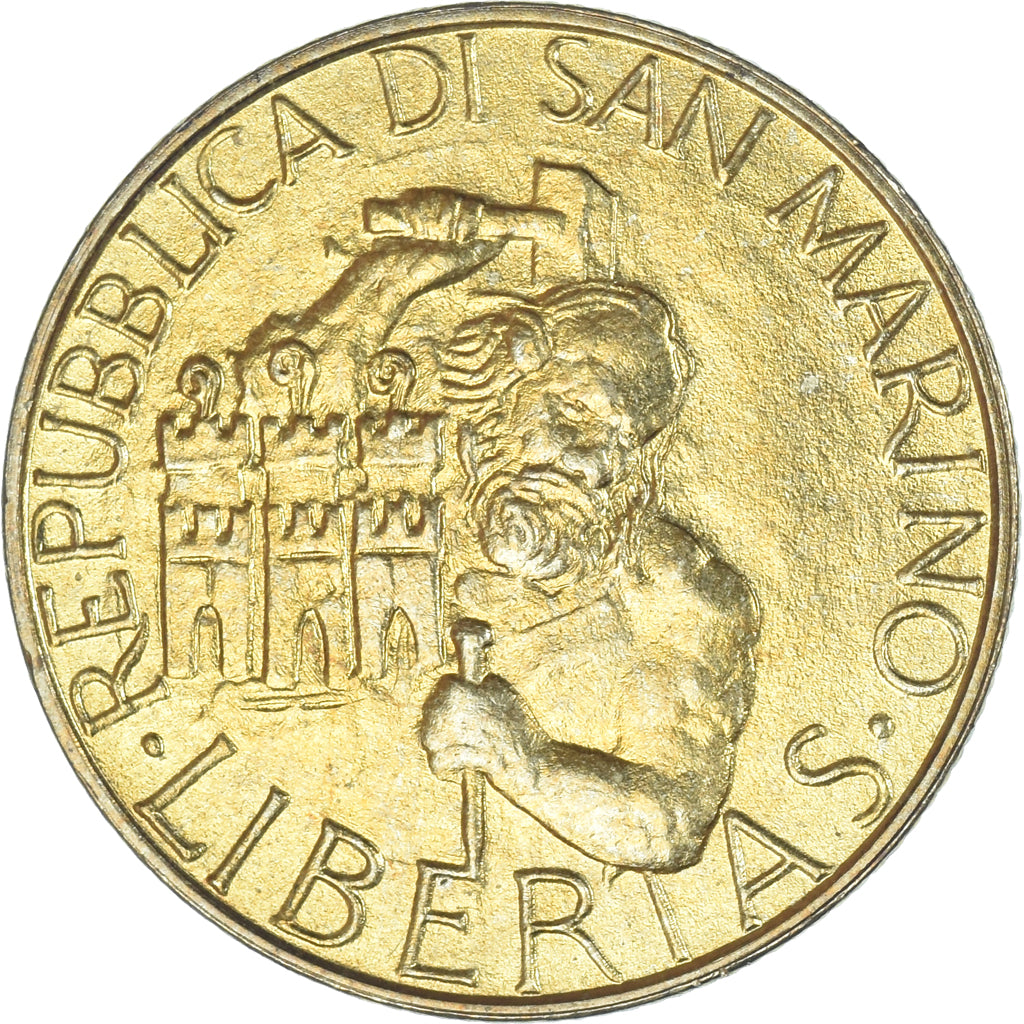Moneda, San Marino, 200 Lire, 1994, Rome, FDC, Aluminio - bronce, KM:313
