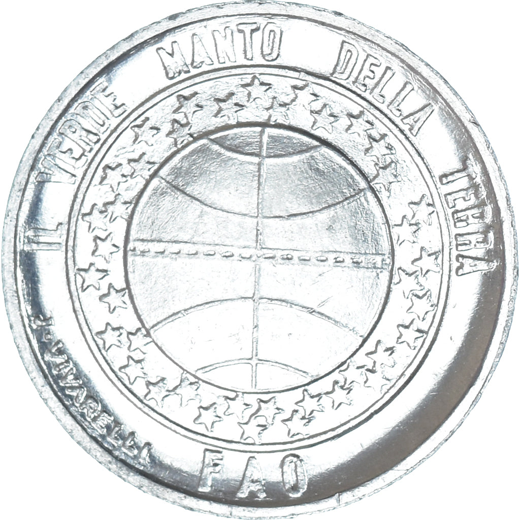 Münze, San Marino, Lira, 1977, F.A.O., UNZ, Aluminium, KM:63