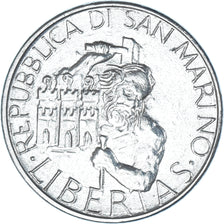 Coin, San Marino, 50 Lire, 1994, Rome, MS(63), Stainless Steel, KM:311
