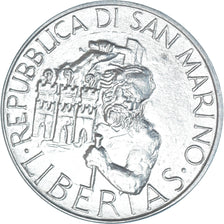 Coin, San Marino, 5 Lire, 1994, Rome, MS(63), Aluminum, KM:308
