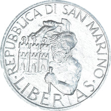 Coin, San Marino, Lira, 1994, Rome, MS(63), Aluminum, KM:306