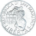 Coin, San Marino, Lira, 1994, Rome, MS(63), Aluminum, KM:306