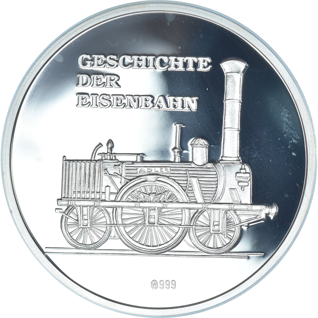 Germany, Medal, Geschichte der Eisenbahn ICE-Experimental GÖDE .BE, MS(63)