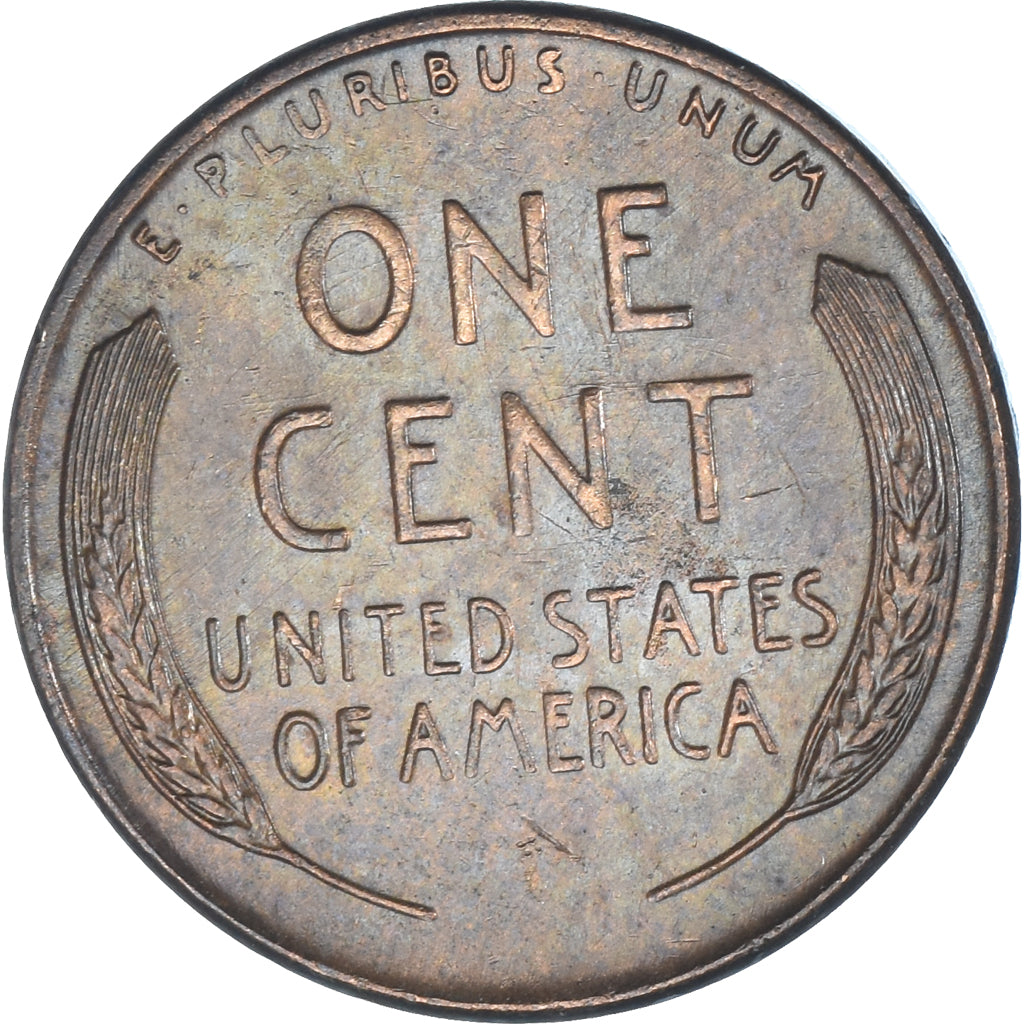 Monnaie, États-Unis, Lincoln Cent, Cent, 1958, U.S. Mint, Denver, TTB+, Laiton