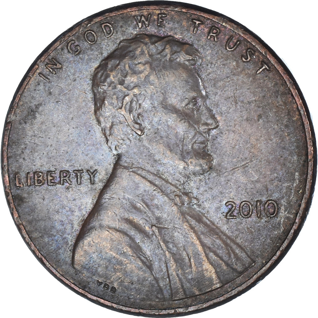 Moneta, Stati Uniti, Lincoln - Shield Reverse, Cent, 2010, U.S. Mint