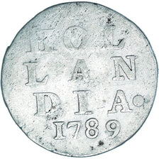 Monnaie, Pays-Bas, HOLLAND, 2 Stuivers, Double Wapenstuiver, 1789, TTB, Argent