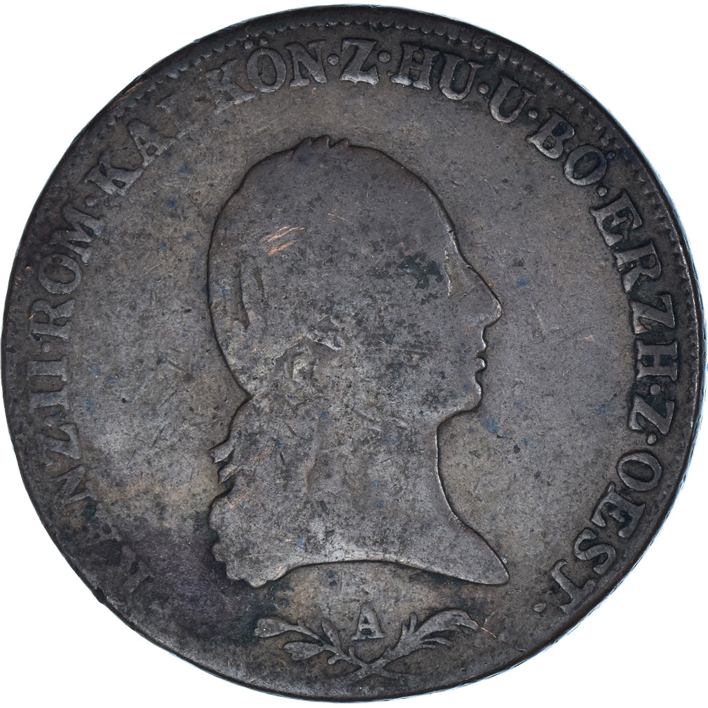 Moneta, Austria, Franz II (I), 6 Kreuzer, 1800, Vienna, VF(20-25), Miedź