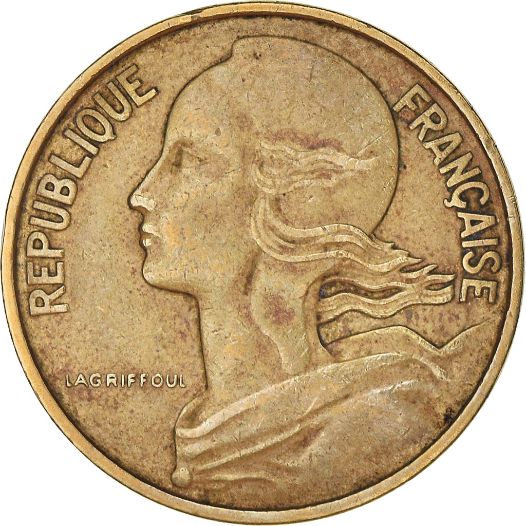 Coin, France, Marianne, 10 Centimes, 1968, Paris, EF(40-45), Aluminum-Bronze
