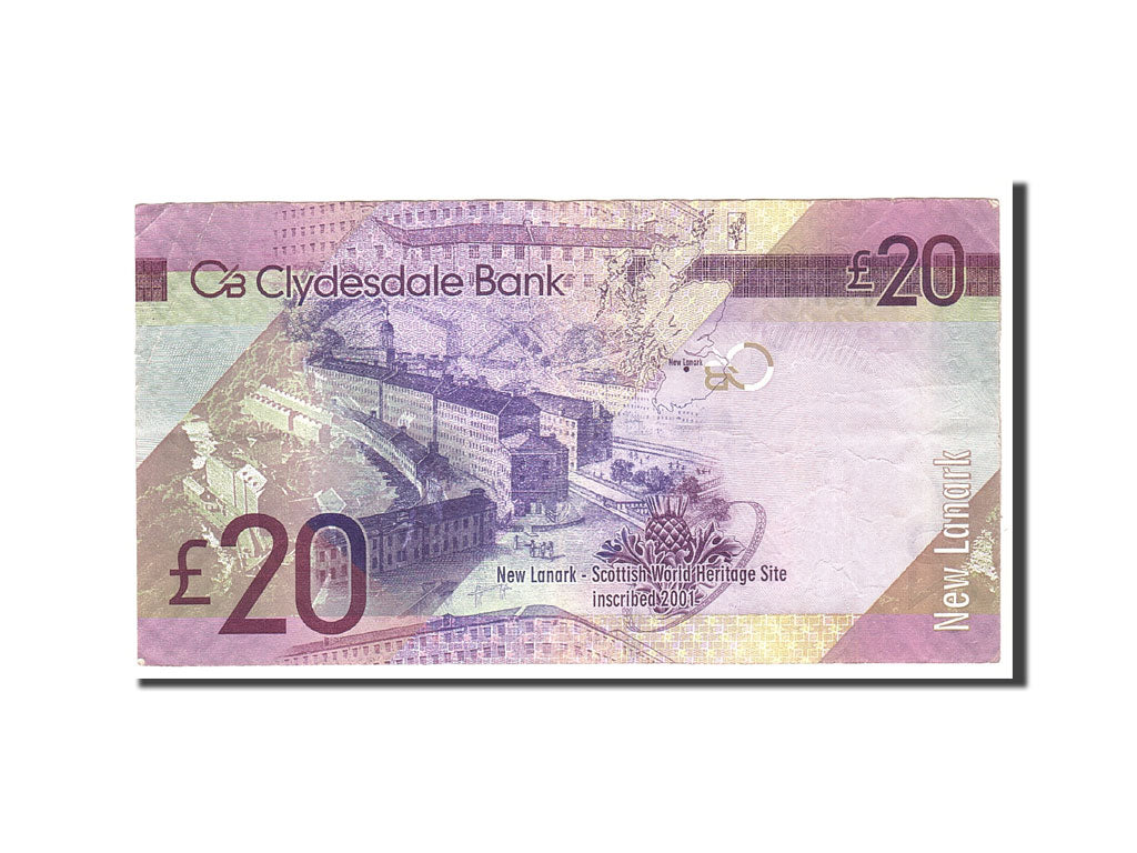 Scotland, 20 Pounds, 2009, KM:229K, 2009-06-11, EF(40-45)